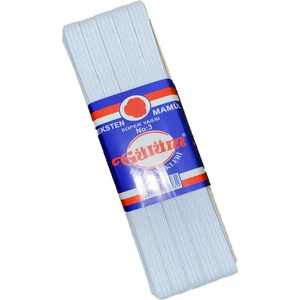 Yassı Don Lastiği Çamaşır Lastiği Paça Lastiği 1cm En 10 Metre 3 Numara