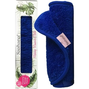 Tekrar Kullanılabilir Makyaj,Yüz,Cilt ve Maske Temizleyici Havlu/Mikrofiber Temizleme Mendili Mavi