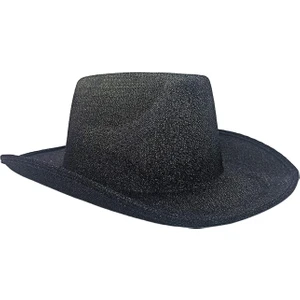 Kovboy Şapkası Nefes Alabilen Kadınlar Prenses Cowgirl Şapka Aksesuarlar Için Bayanlar Siyah (Yurt Dışından)
