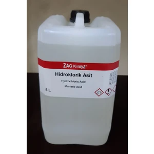 Zag Kimya Hidroklorik Asit %30-33 Chem Pure - 5 Lt