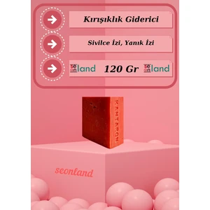 Organik Kırmızı Kantaron Yağı Sabunu 1 Adet ( Cilt Lekeleri + Sivilcee Izi + Yanıkk Izi + Anti Aging)