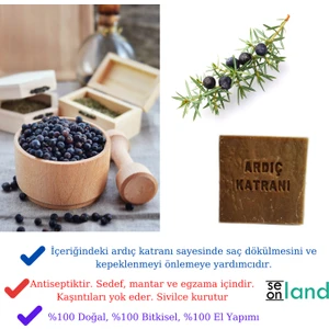 Doğal Organik Mardin Ardıç Katranı Sabunu 1 Kg