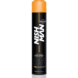 Nishman 05 Şekillendirici Sert Saç Spreyi - Topaklanma ve Rahatsız Edici Koku Karşıtı - 400 ml
