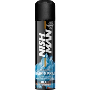 Nishman Renkli Saç Spreyi /mavi - 150 ml