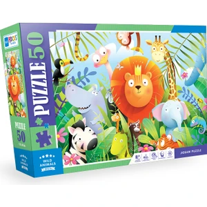 Blue Focus 50 Parça - Wıld Anımals (Vahşi Hayvanlar)