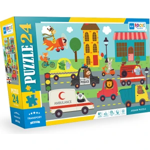 Blue Focus 24 Parça - Transport (Taşıtlar)