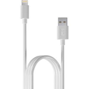 Dm SL010 USB To Lightning iPhone 2.4A Hızlı Şarj ve Data Kablosu Beyaz 1 Metre