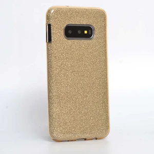 Heptek İletişim Samsung Galaxy S10E Kılıf Renkli Parıltılı Simli Işıltılı Silikon Kapak (Shining)