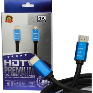 Deste Elektronik 4K HDMI Kablo 2.0 Hızlı 3D Altın Uçlu 1,5m 4K HDMI Kablosu