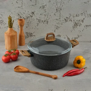 Marble Natura Granit Yemek Pişirme Tenceresi 28 cm