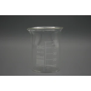 Zag Kimya Beher Cam Kısa Form 50 ml