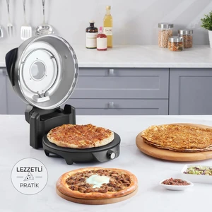 Gastro 10 in 1 Pizza Lahmacun ve Tandır Ekmeği Makinesi Biodiamond Matte Black