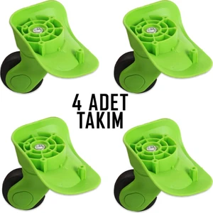 My Valice Valiz Tekerleği Kids Teker 4 Adet Yeşil