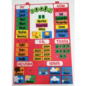 Takvim Interaktif (Keçe Eğitim Materyali)