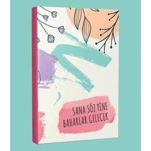 Baharlar Gelecek 128 Sayfa Çizgili Defter