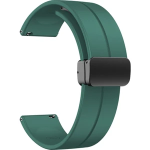 Case 4u C1 Kordon Silikon Mıknatıslı Ayarlanabilir HS19 Koyu Yeşil
