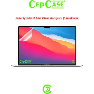 Cep Case Apple Macbook Pro 16.2''2023 M2 Pro/max A2780 Ekran Koruyucu 2 Adet Ultra Ince Kırılmaz Cam Tam Uyum