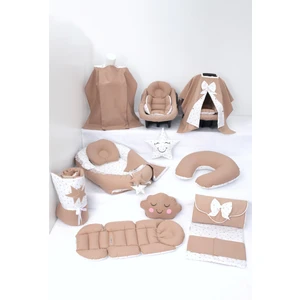 Babynest Puset Örtüsü Alt Açma Emzirme Yastığı Bel Destekli Ana Kucağı Bebek Arabası Minderi-Panço