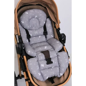Ortopedik Bel Destekli Bebek Arabası Minderi, Pamuk Kumaş - Orijinal Ürün