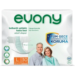 Evony Belbantlı Bez Large 4 paket 120 Adet