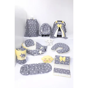 Babynest Puset Örtüsü Alt Açma Emzirme Yastığı Bel Destekli Ana Kucağı Bebek Arabası Minderi-Tutmalı