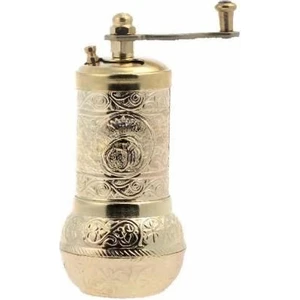 Saray Ottoman Zamak Toplu Karabiber Değirmeni Sarı