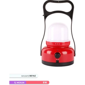 Dimlenebilir Şarjlı Acil Durum Aydınlatması LED Işıldak 8W