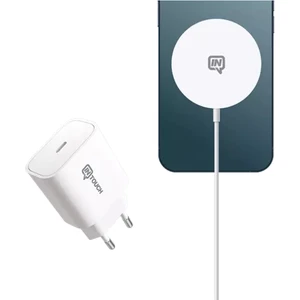 2 In 1 Power Set- 20W Pd Hızlı Sarj Adaptoru ve 15W Magnetıc Sarj Beyaz