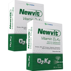 Newvit Vitamin D3 K2 Sprey 2 Adet
