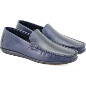 Ciara Lacivert Erkek Deri Loafer