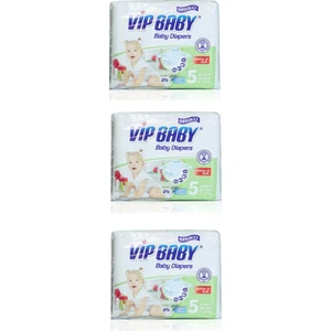 Vıp Baby Active & Soft 5 Junior 28 Adet Bebek Bezi 3 Paket
