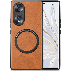 Honor 70 5g Için Cep Telefonu Kılıfı, Pu Deri Kaplamalı Pc+Tpu Manyetik Kart Tutucu ile Kapak Işi (Yurt Dışından)