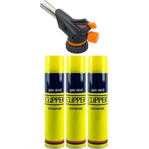 Firebird Büyük Pürmüz Başlıgı Lpg Kartuş ve Normal Çakmak 3 Lü Gaz Set 3+1