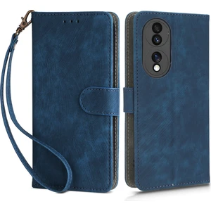 Honor 70 5g Pu Deri Cüzdan Telefon Kasası Katlama Standı Kapağı El Kayışı (Yurt Dışından)
