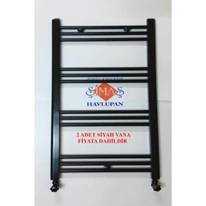 Şimaş Havlupan 500X1000 (12) Borulu Siyah Havlupan + 2 Adet Siyah Vanalı