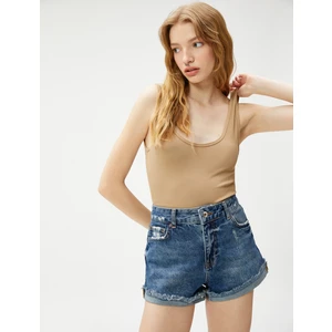 Basic Crop Atlet U Yaka Fitilli