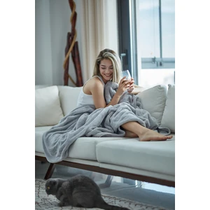 Softline Peluş Wellsoft Giyilebilir Kollu Tv Battaniyesi