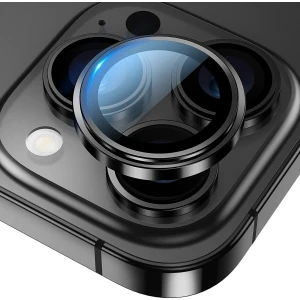 Apple iPhone 14 Pro Max Uyumlu Safir Kamera Lens Koruyucu Orijinal Kenarı Çıkıntılı Model