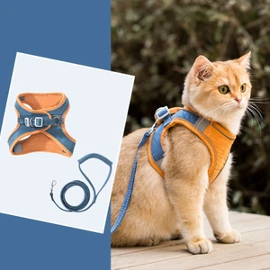 Kedi Tasma Yelek Tarzı Yansıtıcı Göğüs Kemeri Ayrılmayı Önleyici Evcil Hayvan Tasması (Yurt Dışından)