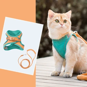 Kedi Tasma Yelek Tarzı Yansıtıcı Göğüs Kemeri Ayrılmayı Önleyici Evcil Hayvan Tasması (Yurt Dışından)