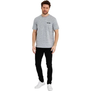 Erkek Basic Baskısız Logolu Kısa Kol Tişört