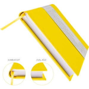 Bi Defter Çizgisiz Defter  Gerçek Cilt Bezi  El Yapımı El Dikişi Iplik Dikiş  A/4