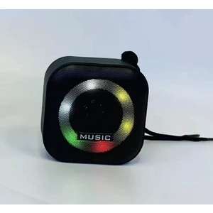 Lityum Pil Kablosuz Bluetooth Hoparlör,uzun Ömürlü Şarjlı Işıklı Mini Kablosuz Hoparlör