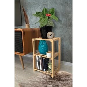 Ahşap Çok Amaçlı Raf/kitaplık/ayakkabılık Çam Rengi Küçük