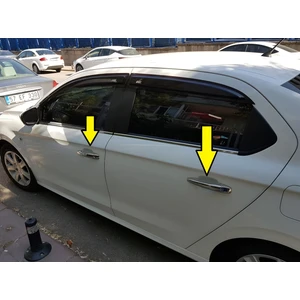 Peugeot 301 Uyumlu 2012 Ve Üzeri Krom Kapı Kolu 4 Kapı Paslanmaz Çelik