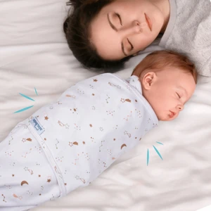 Sevi Bebe Yeni Sezon 0-3 Ay Desenli %100 Pamuklu Interlok Bebe Kundak - Mommyslab Mağaza