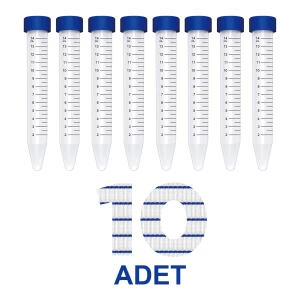 Falkon Tüpü 15 ml / Santrifüj Tüpü - Dibi Konik - 10 Adet