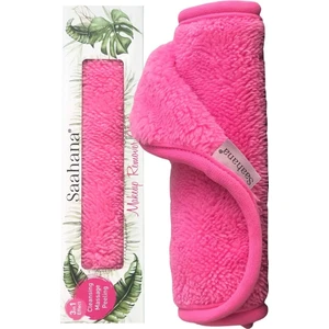 Tekrar Kullanılabilir Makyaj,Yüz,Cilt ve Maske Temizleyici Havlu/Mikrofiber Temizleme Mendili Pembe