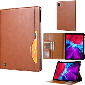 PLZ Shop Apple iPad Pro 11 Inç 2020 Için Deri Kılıf Kahverengi (Yurt Dışından)