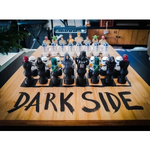 Turansoy Craft Star Wars Karanlık ve Aydınlık Taraf Satranç Takımı Taşları (Sadece Taşlar)